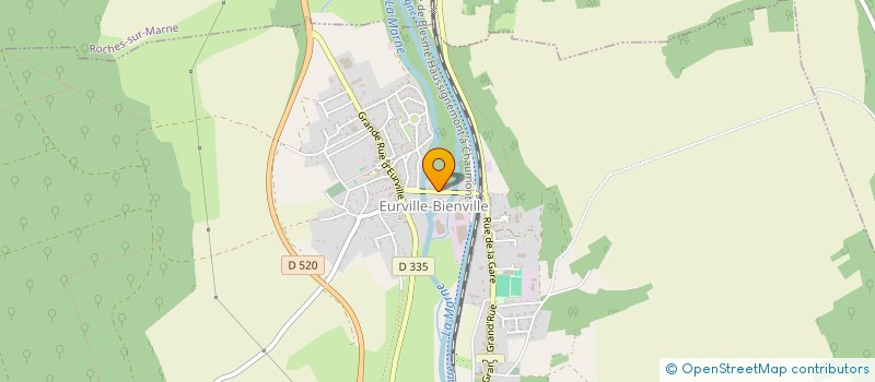 localisation de l'entreprise SOCIETE D'EXERCICE LIBERAL PAR ACTIONS SIMPLIFIEE PHARMACIE COQUIN-ARRIVET à EURVILLE-BIENVILLE