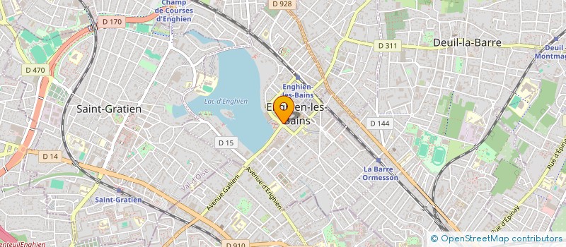 localisation de l'entreprise SOCIETE D'EXERCICE LIBERAL PAR ACTIONS SIMPLIFIEES DE PHARMACIENS D'OFFICINE PHARMACIE DES THERMES  ENGHIEN-LES-BAINS