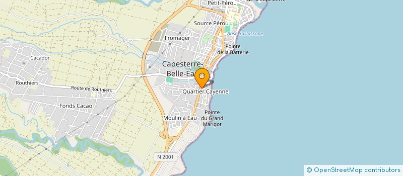 localisation de l'entreprise SOCIETE D'EXERCICE LIBERALE CAFIHEALTH à CAPESTERRE-BELLE-EAU