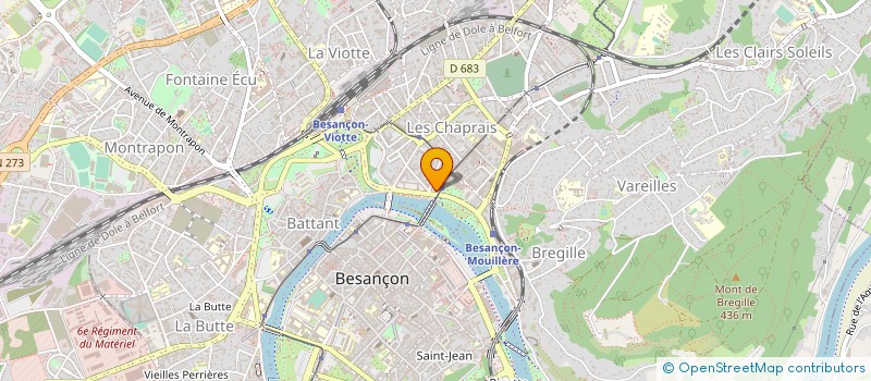localisation de l'entreprise SOCIETE D'EXPANSION BOURGOGNE FRANCHE-COMTE à BESANCON