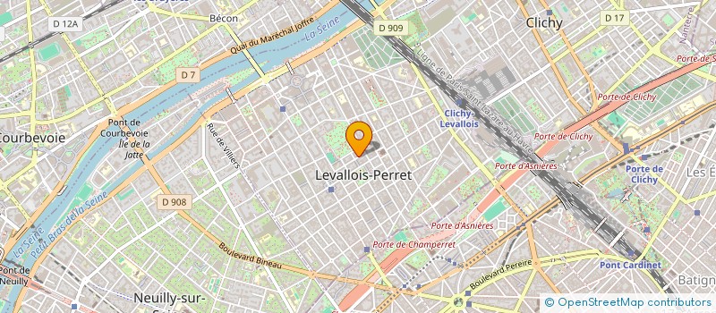 localisation de l'entreprise SOCIETE D'EXPANSION COMMERCIALE ET DE REALISATIONS IMMOBILIERES à LEVALLOIS-PERRET