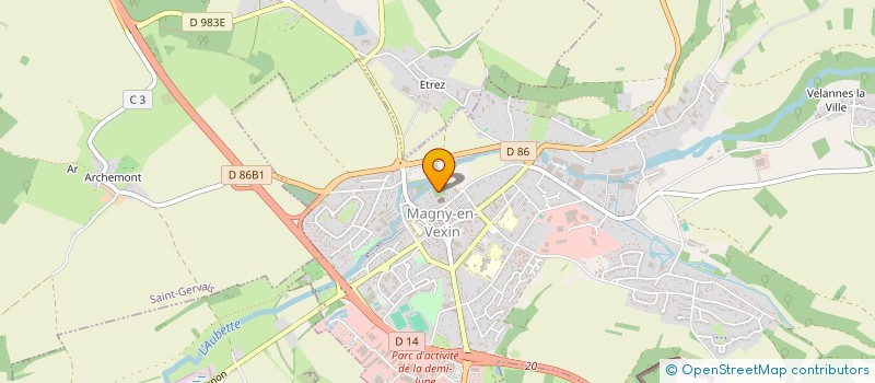 localisation de l'entreprise SOCIETE D'EXPANSION DE NETTOYAGE  MAGNY-EN-VEXIN