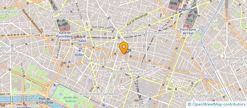localisation de l'entreprise SOCIETE D'EXPANSION DU SPECTACLE à PARIS