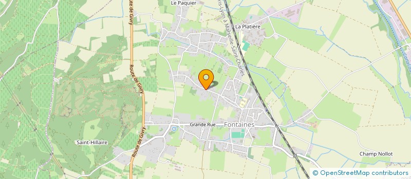 localisation de l'entreprise SOCIETE D'EXPERTISE CARRIERES à FONTAINES