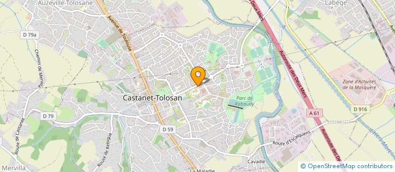 localisation de l'entreprise SOCIETE D'EXPERTISE COMPTABLE CASTANEENNE à CASTANET-TOLOSAN