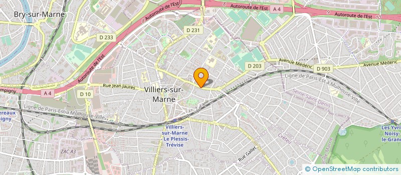 localisation de l'entreprise SOCIETE D'EXPERTISE COMPTABLE D'ANALYSE ET CONSEILS  VILLIERS-SUR-MARNE
