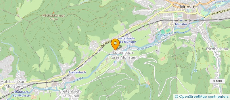 localisation de l'entreprise SOCIETE D'EXPERTISE COMPTABLE DE MUNSTER  ESCHBACH-AU-VAL