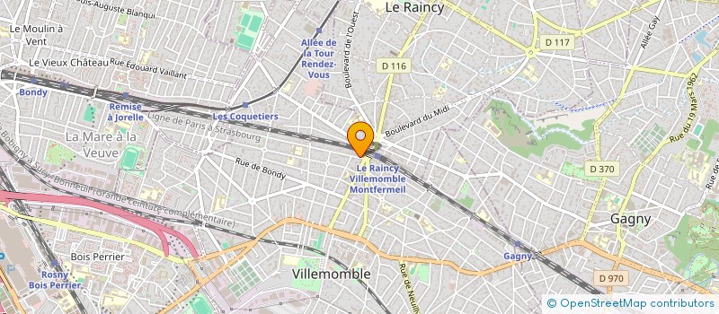 localisation de l'entreprise SOCIETE D'EXPERTISE COMPTABLE ET DE CONSEILS A. MOLLET  VILLEMOMBLE