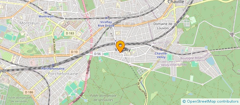 localisation de l'entreprise SOCIETE D'EXPERTISE COMPTABLE LAURENT CONSTANTIN  VIROFLAY