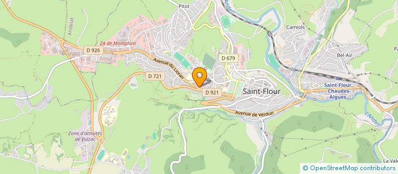 localisation de l'entreprise SOCIETE D'EXPERTISE COMPTABLE NECTOUX ET ASSOCIES à SAINT-FLOUR
