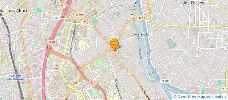 localisation de l'entreprise SOCIETE D'EXPERTISE COMPTABLE REMI COTILLARD  CRETEIL