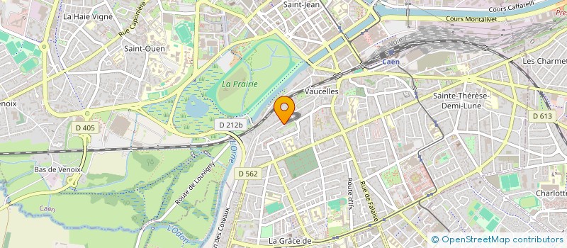 localisation de l'entreprise SOCIETE D EXPERTISE ENERGETIQUE ET D ETANCHEITE DU BATIMENT à CAEN