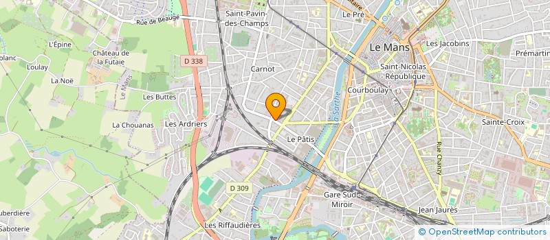 localisation de l'entreprise SOCIETE D'EXPERTISE ET DE REVISION COMPTABLE DE L'OUEST à LE MANS