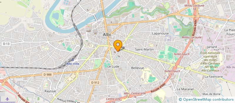 localisation de l'entreprise SOCIETE D'EXPERTISE MEDICALE INTERDEPARTEMENTALE à ALBI