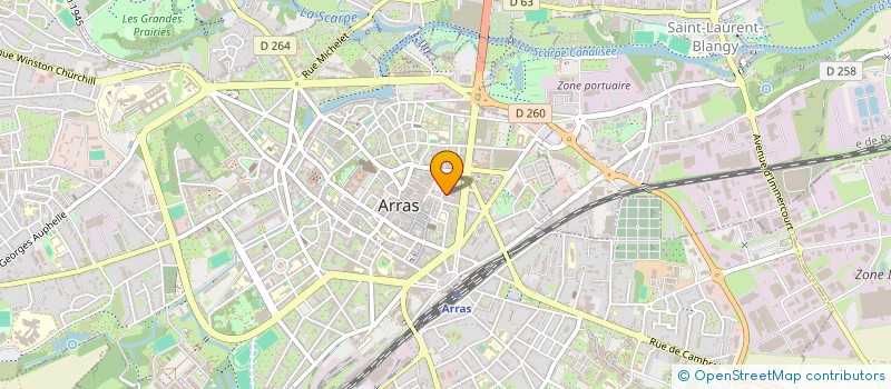 localisation de l'entreprise SOCIETE D'EXPERTISE TECHNIQUE à ARRAS