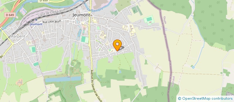 localisation de l'entreprise SOCIETE D'EXPERTISES DE MAINTENANCE ELECTROMECANIQUE ET DE COMMERCE à JEUMONT
