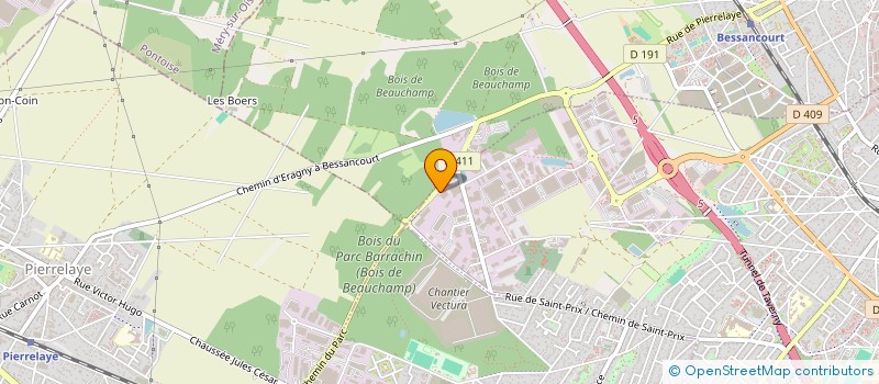 localisation de l'entreprise SOCIETE D'EXPERTISES ET DE CONTROLES  TAVERNY