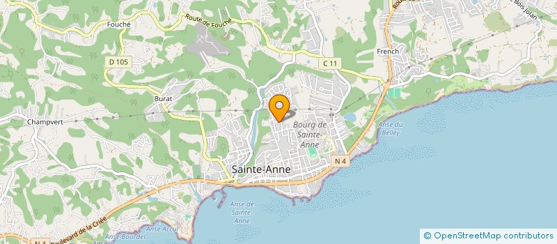 localisation de l'entreprise SOCIETE D'EXPERTISES IMMOBILIERES ET DE CONSTRUCTIONS D'INGENIERIE ET DE MANAGEMENT DE PROJETS à SAINTE-ANNE
