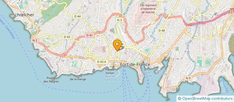 localisation de l'entreprise SOCIETE D'EXPLO DE COMMER DE DISTR ALIME à FORT-DE-FRANCE
