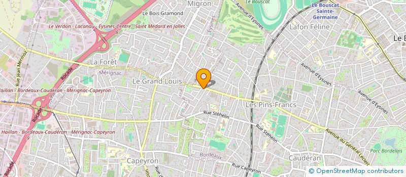localisation de l'entreprise SOCIETE D'EXPLOITATION 2MS à BORDEAUX