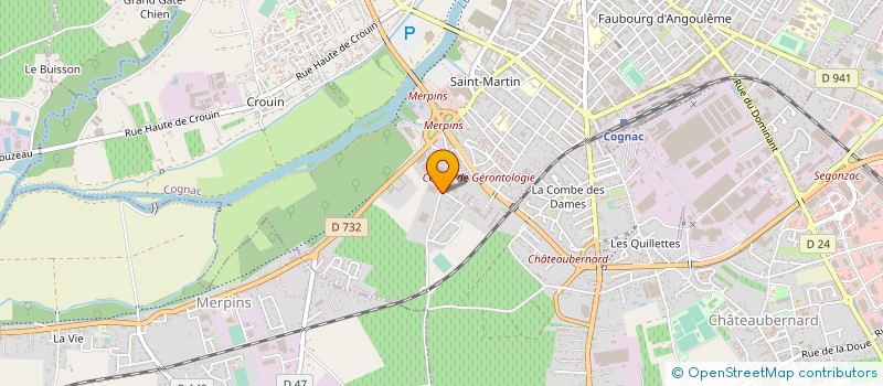 localisation de l'entreprise SOCIETE D'EXPLOITATION AGRICOLE DU DOMAINE DE DIZEDON à CHATEAUBERNARD