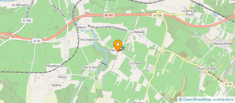 localisation de l'entreprise SOCIETE D'EXPLOITATION AGRICOLE ET VITICOLE MENARD FRERES à BOURG-CHARENTE