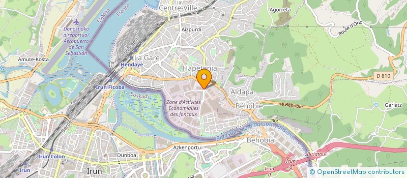 localisation de l'entreprise SOCIETE D'EXPLOITATION ALBERDI à HENDAYE