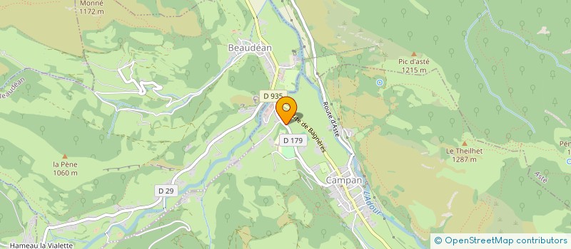 localisation de l'entreprise SOCIETE D'EXPLOITATION ALLEGRET ET FILS  CAMPAN