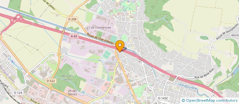 localisation de l'entreprise SOCIETE D'EXPLOITATION ARMAND JOSSERAND à BOURGOIN-JALLIEU