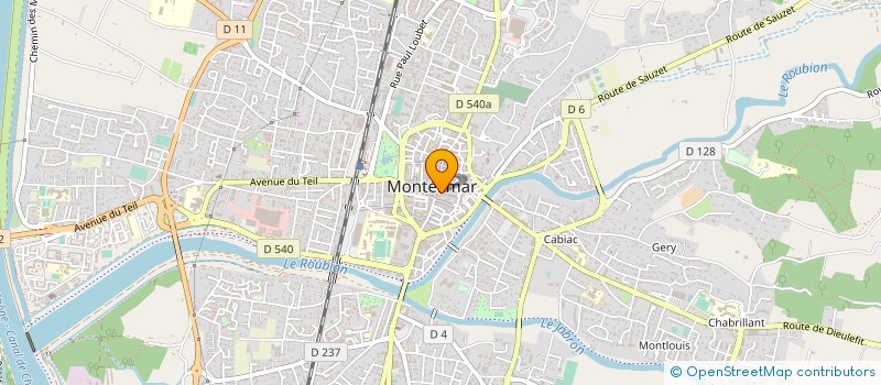 localisation de l'entreprise SOCIETE D'EXPLOITATION ARNAUD OPTIQUE à MONTELIMAR