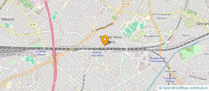 localisation de l'entreprise SOCIETE D'EXPLOITATION ATELIERS NEDEL à AULNAY-SOUS-BOIS