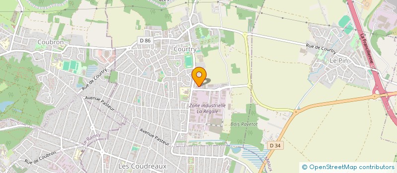 localisation de l'entreprise SOCIETE D'EXPLOITATION AU BOIS FLEURI  COURTRY