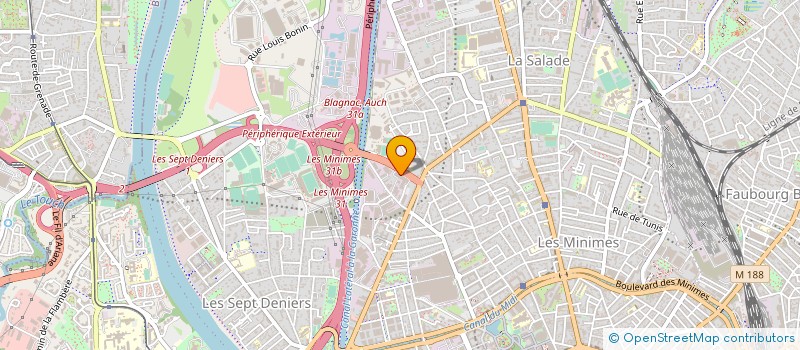 localisation de l'entreprise SOCIETE D'EXPLOITATION AUTO PIECES 31 à TOULOUSE