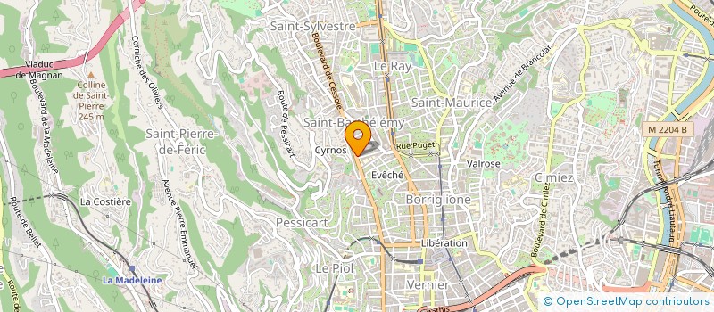 localisation de l'entreprise SOCIETE D'EXPLOITATION AVM A3E à NICE