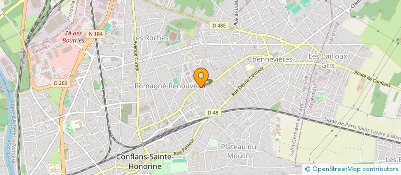 localisation de l'entreprise SOCIETE D EXPLOITATION BEATRIZ  CONFLANS-SAINTE-HONORINE