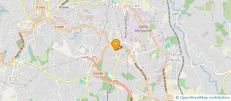 localisation de l'entreprise SOCIETE D'EXPLOITATION BELADINA CHABUT  GRASSE