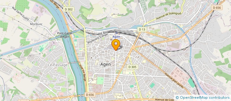 localisation de l'entreprise SOCIETE D EXPLOITATION BIJOU SUD  AGEN