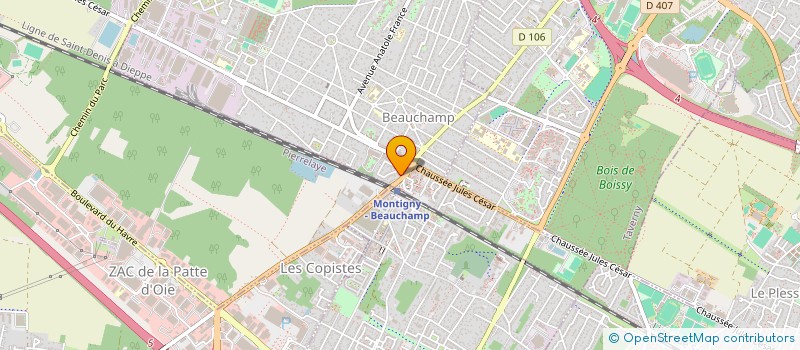 localisation de l'entreprise SOCIETE D'EXPLOITATION BILLAND ET FILS  BEAUCHAMP