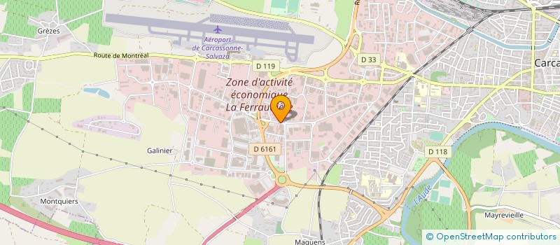 localisation de l'entreprise SOCIETE D'EXPLOITATION BONNERY à CARCASSONNE
