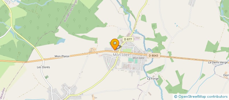 localisation de l'entreprise SOCIETE D'EXPLOITATION BONNOMET GILBERT à AUVILLERS-LES-FORGES