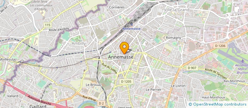 localisation de l'entreprise SOCIETE D'EXPLOITATION BRASSERIE LE GLOBE à ANNEMASSE