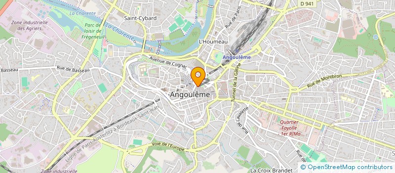 localisation de l'entreprise SOCIETE D EXPLOITATION BREBANT à ANGOULEME