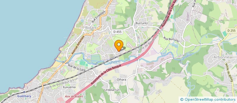 localisation de l'entreprise SOCIETE D'EXPLOITATION BRIKETENIA  GUETHARY