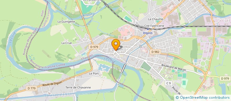 localisation de l'entreprise SOCIETE D'EXPLOITATION BUCHERY-OPTIQUE à DIGOIN
