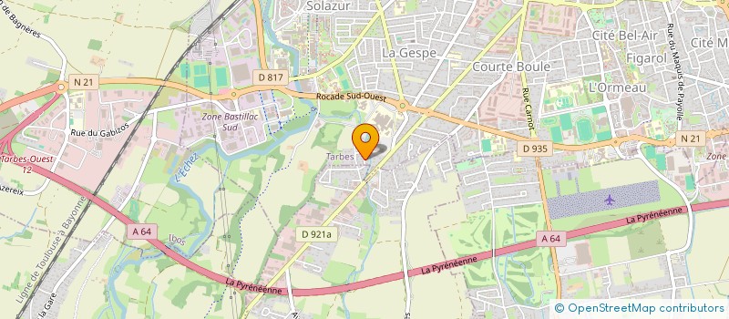 localisation de l'entreprise SOCIETE D'EXPLOITATION CAMBORDE à TARBES