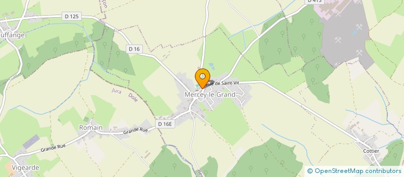 localisation de l'entreprise SOCIETE D EXPLOITATION CHAPELAIN à MERCEY-LE-GRAND