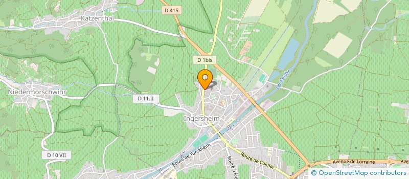 localisation de l'entreprise SOCIETE D'EXPLOITATION CHARPENTIER JEAN MICHEL  INGERSHEIM