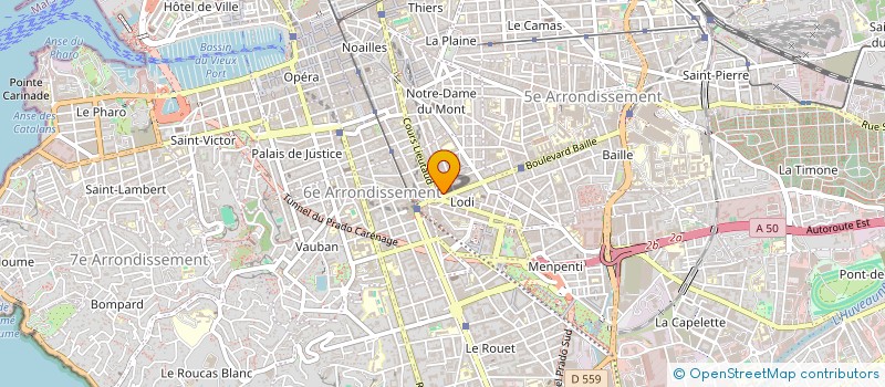 localisation de l'entreprise SOCIETE D'EXPLOITATION CHAUSSURES FABRE à MARSEILLE