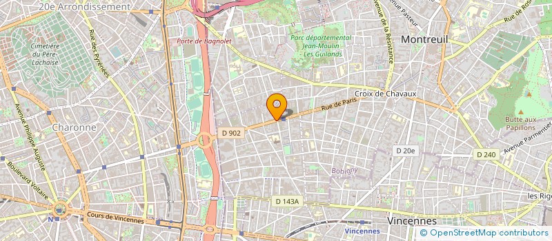 localisation de l'entreprise SOCIETE D'EXPLOITATION COLLET ET FILS à MONTREUIL