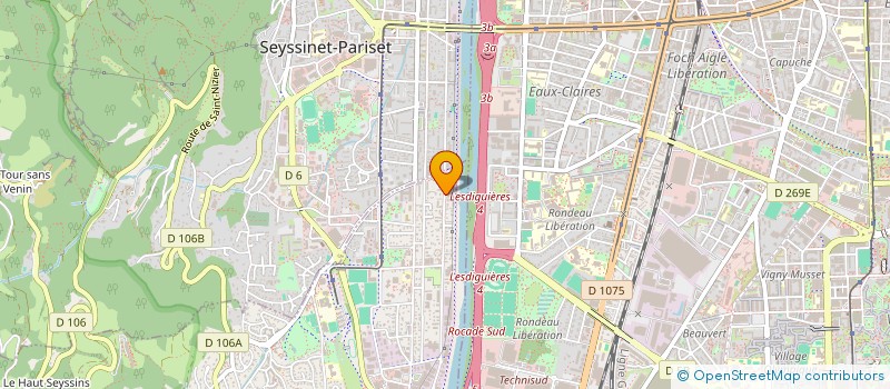 localisation de l'entreprise SOCIETE D'EXPLOITATION COMEDA à SEYSSINS